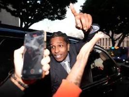 Rapper dankt der Jury: Asap Rocky in Strafprozess freigesprochen