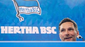 Bei Hertha BSC: Stefan Leitl ist in unbekannten Sphären unterwegs