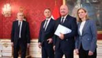 Österreich: Övp, spÖ und neos stehen kurz vor der regierungsbildung