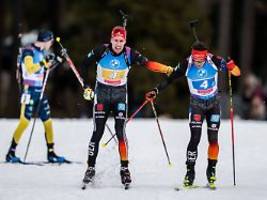 Bronze bei Norwegens Gala: Deutsche Biathleten beenden den Medaillen-Fluch