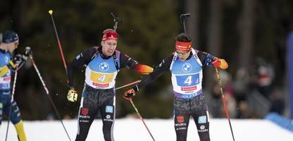 Biathlon-WM: Deutsche Männerstaffel gewinnt Bronze in Lenzerheide