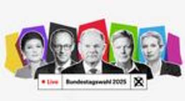 Wahl in Deutschland: Jetzt im Livestream: Die Bundestagswahl 2025