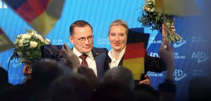 Bundestagswahl 2025: AfD gewinnt fast alle Wahlkreise in Ostdeutschland