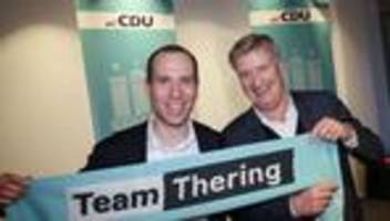 wahlkampf der cdu: thering: stimmen für fdp und afd sind verloren