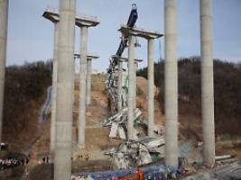 Auf Autobahn-Baustelle: Mindestens zwei Tote bei Brückeneinsturz in Südkorea