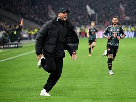 bayern gewinnt in stuttgart: auch kompany eskaliert