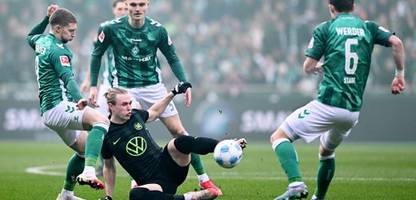 Bundesliga: Werder Bremen verliert knapp gegen VfL Wolfsburg, Borussia Dortmund schlägt den FC St. Pauli