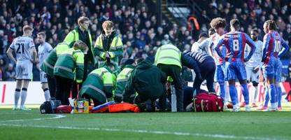 fa cup: jean-philippe mateta von crystal palace nach brutalem foul im krankenhaus