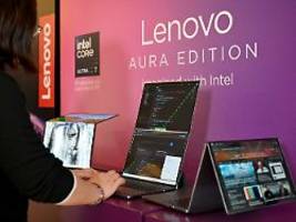 Innovationen auf Technikmesse: Lenovo lässt Bildschirme umklappen und anstecken