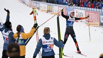 Turbulenter Staffel-Krimi: Skilangläuferin Carl rettet WM-Bronze