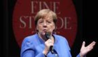 ehemalige bundeskanzlerin: merkel: es geht um deutschland und europa in diesen tagen