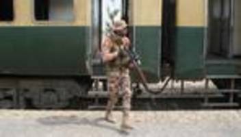 belutschistan: geiselnahme in pakistanischem zug laut sicherheitskreisen beendet