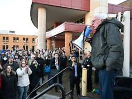 83-jähriger will trump stoppen: bernie sanders tourt - im vakuum der demokraten