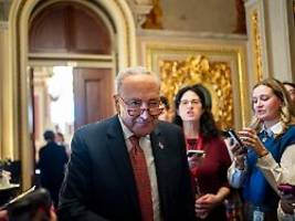 US-Demokrat mit Zickzack-Kurs: Schumer entscheidet sich im Trump-Dilemma gegen Shutdown