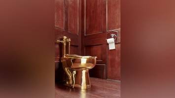 Goldenes Klo gestohlen: Urteil gesprochen, Schüssel verschwunden