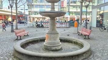 Warum der Brunnen an der Schloßstraße nicht plätschert