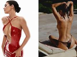 kylie jenner macht in latex: kendall jenner geht baden