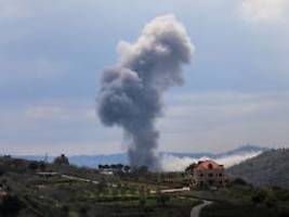 Reaktion auf Raketenbeschuss: Israel greift Ziele im Libanon an