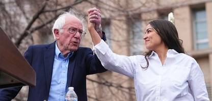 bernie sanders und alexandria ocasio-cortez: ein ungleiches paar mit einer gemeinsamen mission
