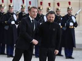 ziel ist abschreckung russlands: macron: europäische truppen sollten städte in der ukraine sichern