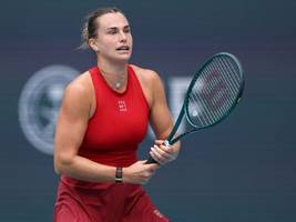 tennisturnier in miami: premiere für sabalenka