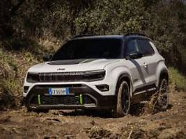 elektrisch kraxeln gelernt: jeep avenger 4xe - kleines suv mit allrad und automatik