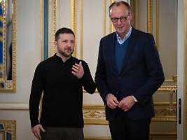 vorteil durch kanzlerwechsel?: selenskyj erhofft sich taurus von merz