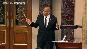Cory Booker: Wer ist der US-Senator, der 25 Stunden redete?