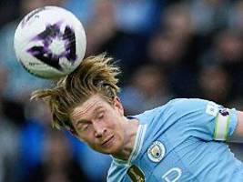 klublegende verlässt man city: das war's für de bruyne, vfl wolfsburg wittert morgenluft