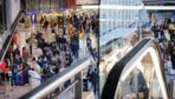 flugverkehr: zu ferienbeginn viel betrieb am flughafen frankfurt