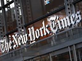 er ist längst hinter uns her: nyt-verleger spürt schon jetzt den einfluss trumps