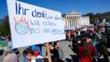 klimaaktivisten: bayernweite proteste von fridays for future