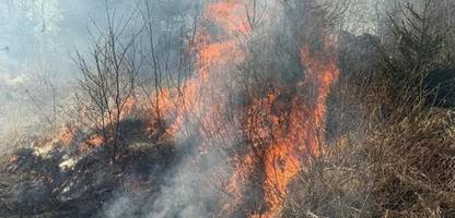 nordrhein-westfalen: großeinsätze nach waldbränden - wind behindert feuerwehr