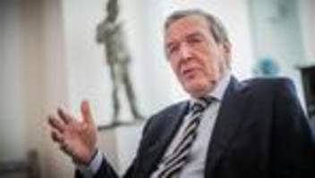 altkanzler: schröder verzichtet im streit um bundestagsbüro auf klage in karlsruhe