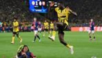 champions league: guirassy-dreierpack zu wenig: bvb verpasst wunder