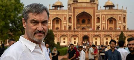 toast und tee für söder: so läuft die rückreise aus indien