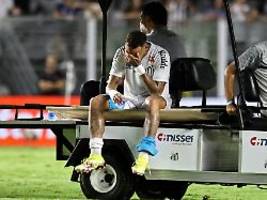 neymar leidet und weint: wenn der körper zerbricht: die bitteren tränen des prinzen