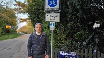 „nur remmidemmi“: autofahrer missbrauchen radstraße als schleichweg