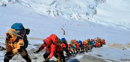 erik weihenmayer: erster blinder mount-everest-bezwinger über müll im himalaya entsetzt