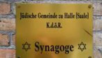 kriminalität: mann wegen anschlagsplänen auf synagoge in halle in haft