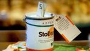 wohltätigkeit: spenden bei stollenpfennig-aktion auf vorjahresniveau