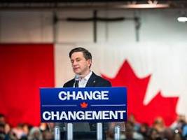 poilievre räumt niederlage ein: kanadas konservativer parteichef verpasst einzug ins parlament