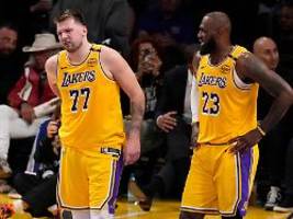 LeBron und Doncic ohne Support: Superstarteam L.A. Lakers scheitert früh in Playoffs