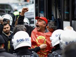 türkei: hunderte festnahmen bei mai-protesten in istanbul