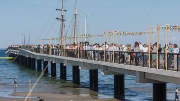 Neue Seebrücke Scharbeutz ist eröffnet