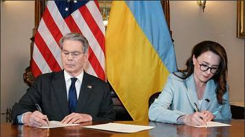 Ukraine-Krieg: USA und Ukraine einigen sich auf Rohstoffabkommen