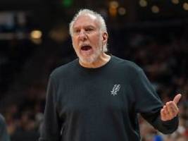 Gesundheitliche Niederschläge: NBA-Legende Gregg Popovich tritt nach 29 Jahren ab