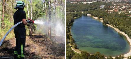 Wochenlange Trockenheit: Waldbrand-Gefahr in Augsburg ist aktuell hoch