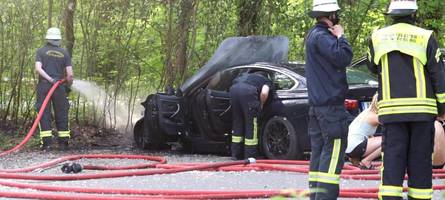 Auto-Brand am Augsburger Kuhsee: Jugendliche hatten gezündelt