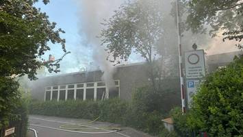 feuer zerstört mensa der rudolf-steiner-schule – brandstiftung?